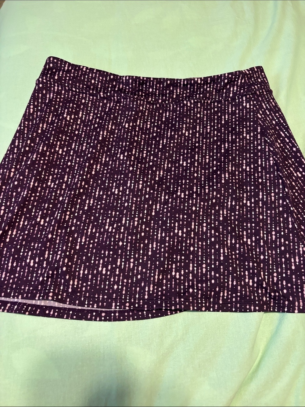 Mini Skirt with Dot Print